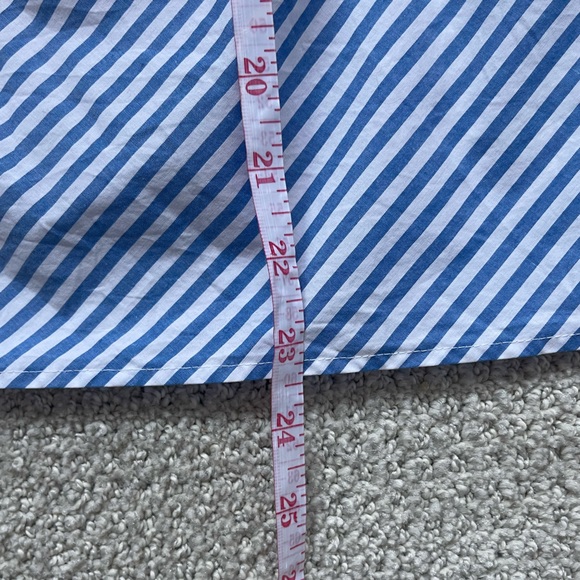 Talbots sleeveless blue striped blouse - Picture 7 of 7